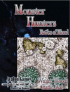 Monster Hunters Battle Mat, The Winter Woods