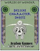 Worlds of Wonder, Deluxe Character Sheet