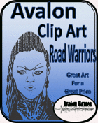 Avalon Clip Art, Road Warrior #1