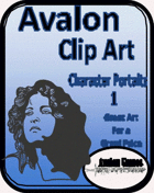 Avalon Clip Art, Character Portraits #1