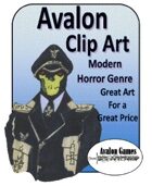 Avalon Clip Art, Modern Horror