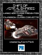 ASTRAL EMPIRES, Ship Guide Book (Marcher and Cimmaron)