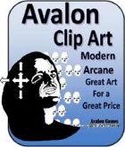 Avalon Clip Art Sets, Modern Arcane