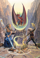 Larry Elmore's Conjuring Stone Poker Deck