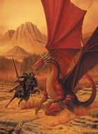 Larry Elmore's Crimson Dawn Poker Deck