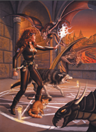 Larry Elmore's Demons Poker Deck