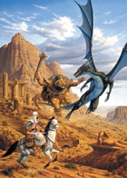 Larry Elmore's Desert Battle Poker Deck
