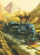Larry Elmore's Dragon Train Poker Deck