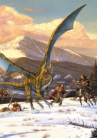Larry Elmore's Mountain Conflict Poker Deck