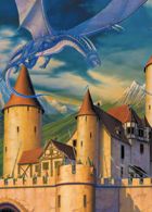 Larry Elmore's Blue Dragon Poker Deck