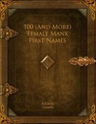 100 (And More) Female Manx First Names