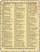 100 More Things to Find in a Craft Shop