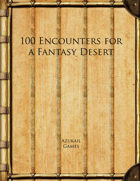 100 Encounters for a Fantasy Desert