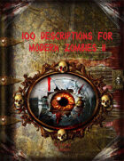 100 Descriptions for Modern Zombies II