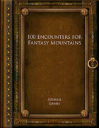 100 Encounters for Fantasy Mountains