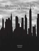 100 Things to Find in a Chemist or Pharmacy