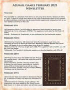 Azukail Games February 2021 Newsletter
