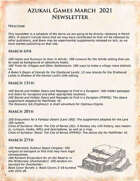 Azukail Games March 2021 Newsletter
