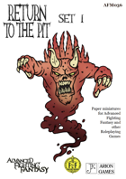 Advanced Fighting Fantasy Minis: Return to the Pit Set I
