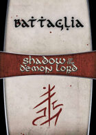 Shadow of the Demon Lord: Carte Magia BATTAGLIA