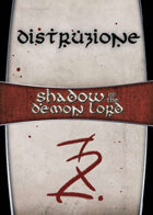 Shadow of the Demon Lord: Carte Magia DISTRUZIONE