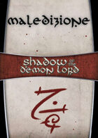 Shadow of the Demon Lord: Carte Magia MALEDIZIONE