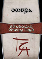 Shadow of the Demon Lord: Carte Magia OMBRA