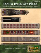 1880's Train Car Map Set