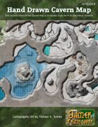 Hand Drawn Cavern Map