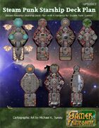 Steam Punk Starship Deck Plans