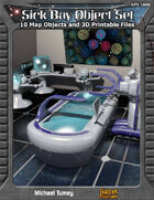 Sick Bay Map Object/3D Printable Set