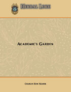 Herbal Lore: Academic's Garden SN
