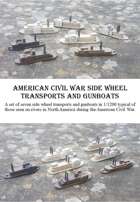American Civil War Side Wheelers 1/1200