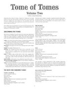 Tome of Tomes - Volume Two