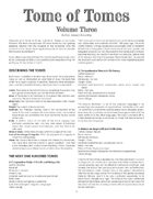 Tome of Tomes - Volume Three