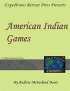 World Building Library: American Indian Games