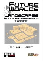Future Worlds Landscapes: 2" Cliff Set