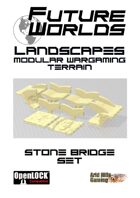 Future Worlds Landscapes: Stone Bridge Set