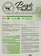 Bards and ballads (english edition)