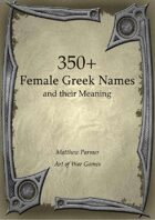 350+ Female Greek Names and Their Meaning