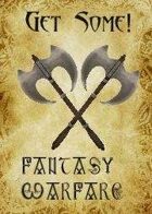 Get Some! Fantasy Warfare: Generic Unit Cards - Red