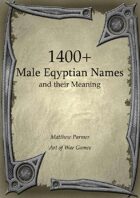 1400+ Male Eqyptian Names and Their Meaning