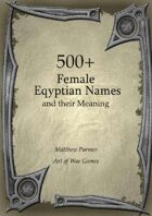 500+ Female Eqyptian Names and Their Meaning
