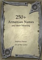 250+ Armenian Names and Their Meaning