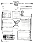 Deep Dark Character Sheet