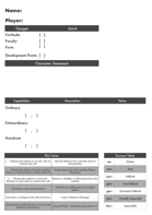The Code of Steam and Steel - character sheet
