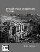 Dungeon World GM Resources Volume 3