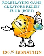 RPG Creators Relief Fund Donation