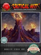 Stock Art - Mystical Places: Fiery Volcano