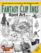 Fantasy Clip Inks:: Spot Art Set 12
